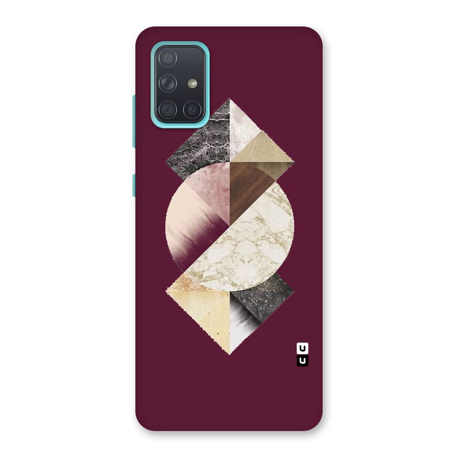 Abstract Marble Pattern Back Case for Galaxy A71