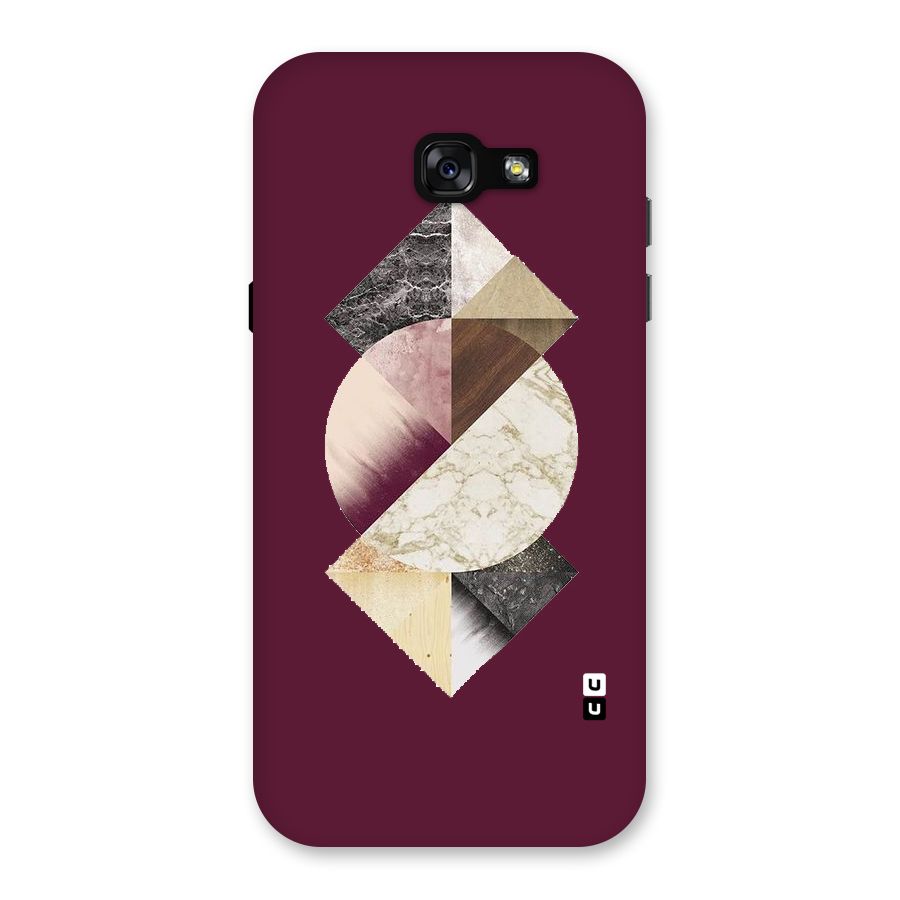 Abstract Marble Pattern Back Case for Galaxy A7 (2017)