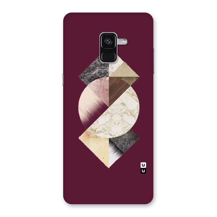 Abstract Marble Pattern Back Case for Galaxy A8 Plus