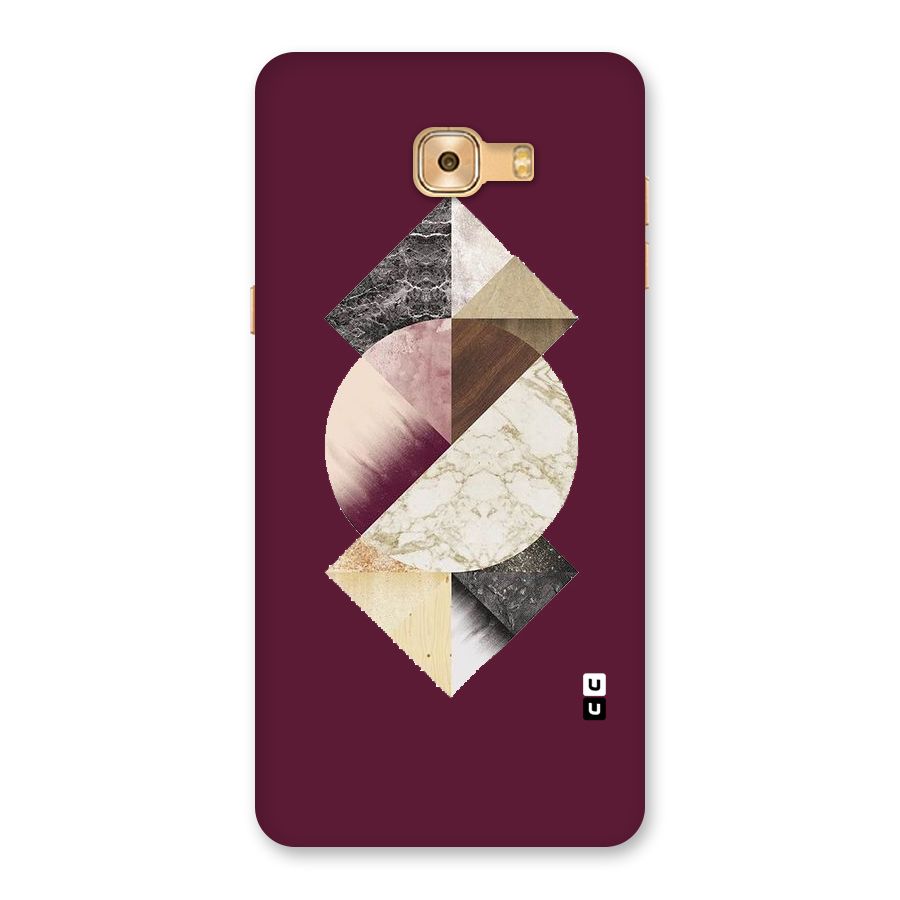 Abstract Marble Pattern Back Case for Galaxy C9 Pro