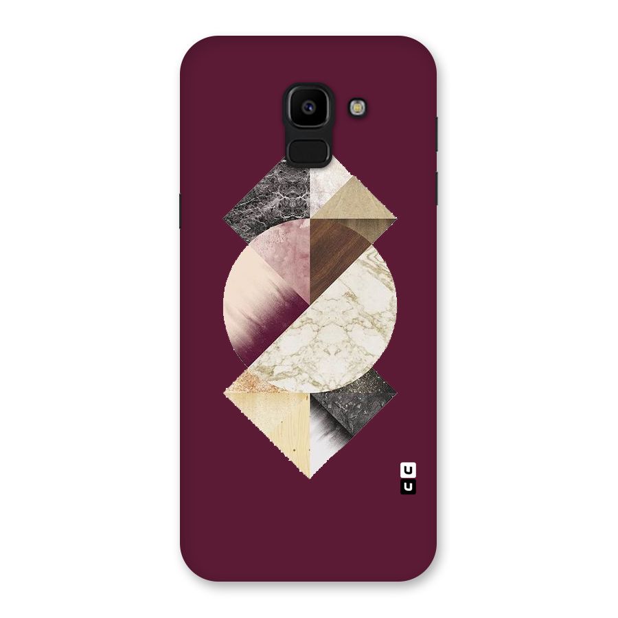 Abstract Marble Pattern Back Case for Galaxy J6