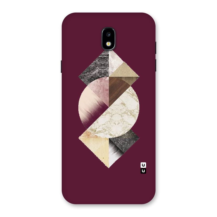 Abstract Marble Pattern Back Case for Galaxy J7 Pro