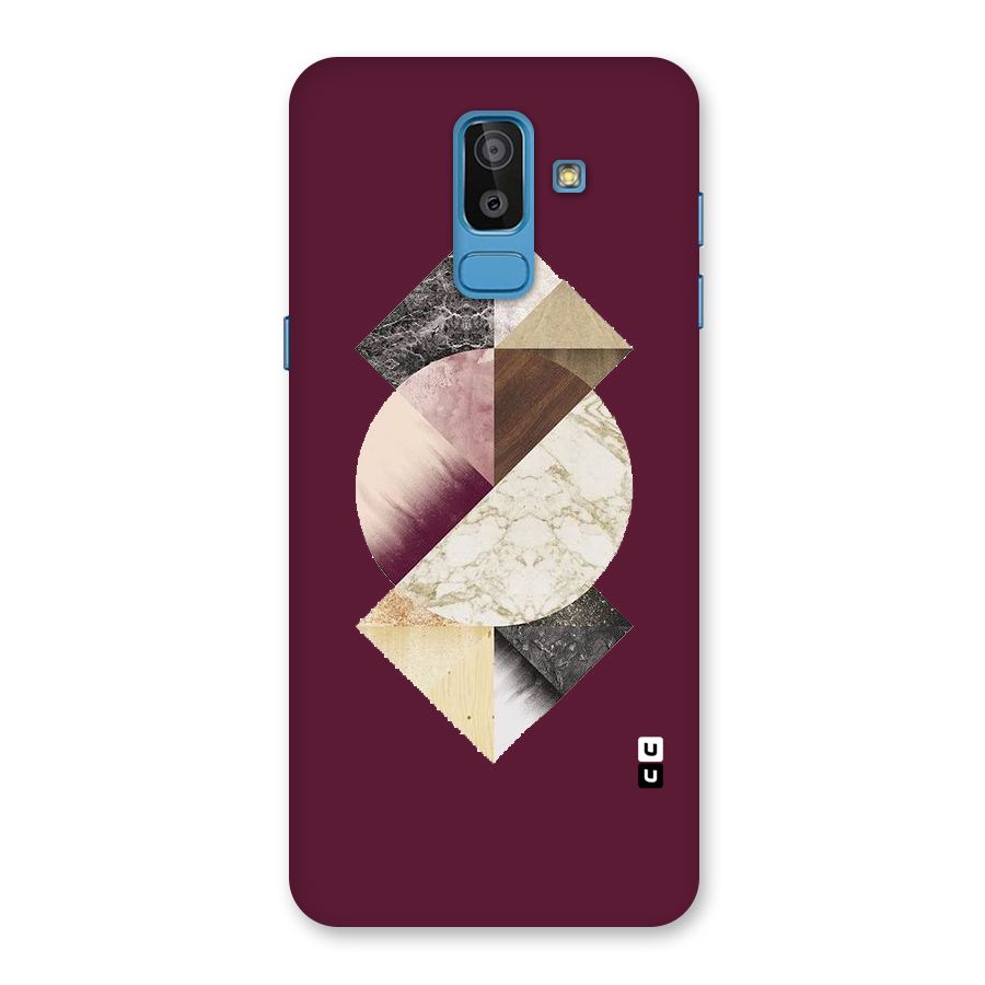 Abstract Marble Pattern Back Case for Galaxy J8