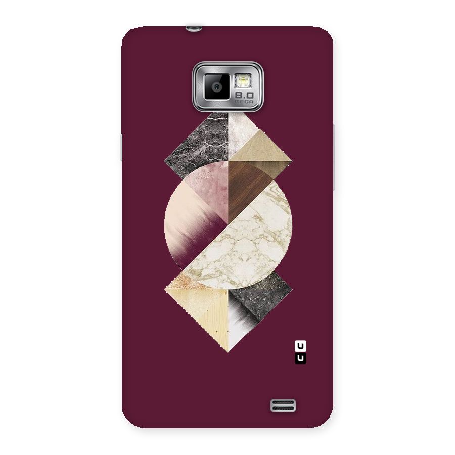 Abstract Marble Pattern Back Case for Galaxy S2