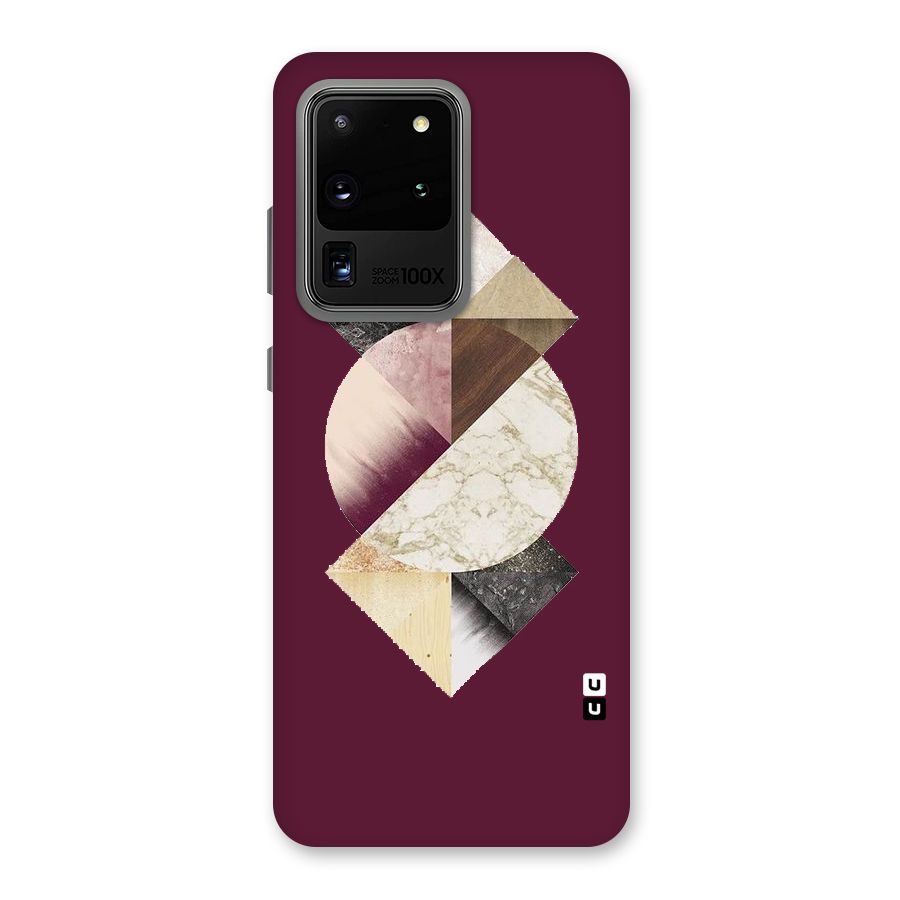 Abstract Marble Pattern Back Case for Galaxy S20 Ultra
