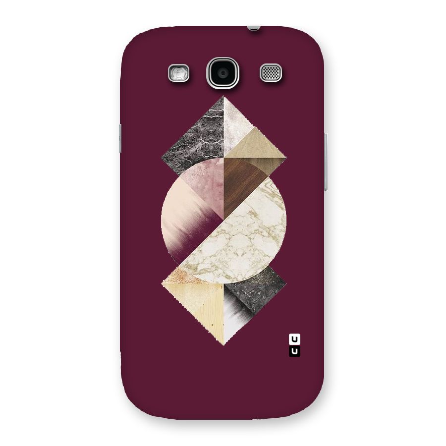 Abstract Marble Pattern Back Case for Galaxy S3
