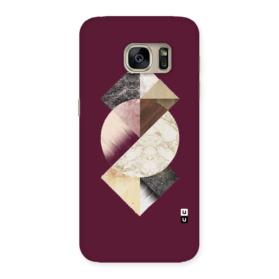 Abstract Marble Pattern Back Case for Galaxy S7