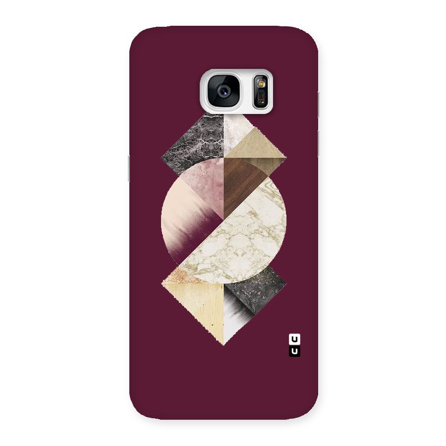 Abstract Marble Pattern Back Case for Galaxy S7 Edge