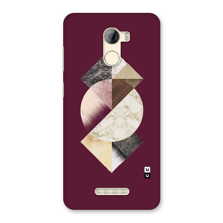 Abstract Marble Pattern Back Case for Gionee A1 LIte