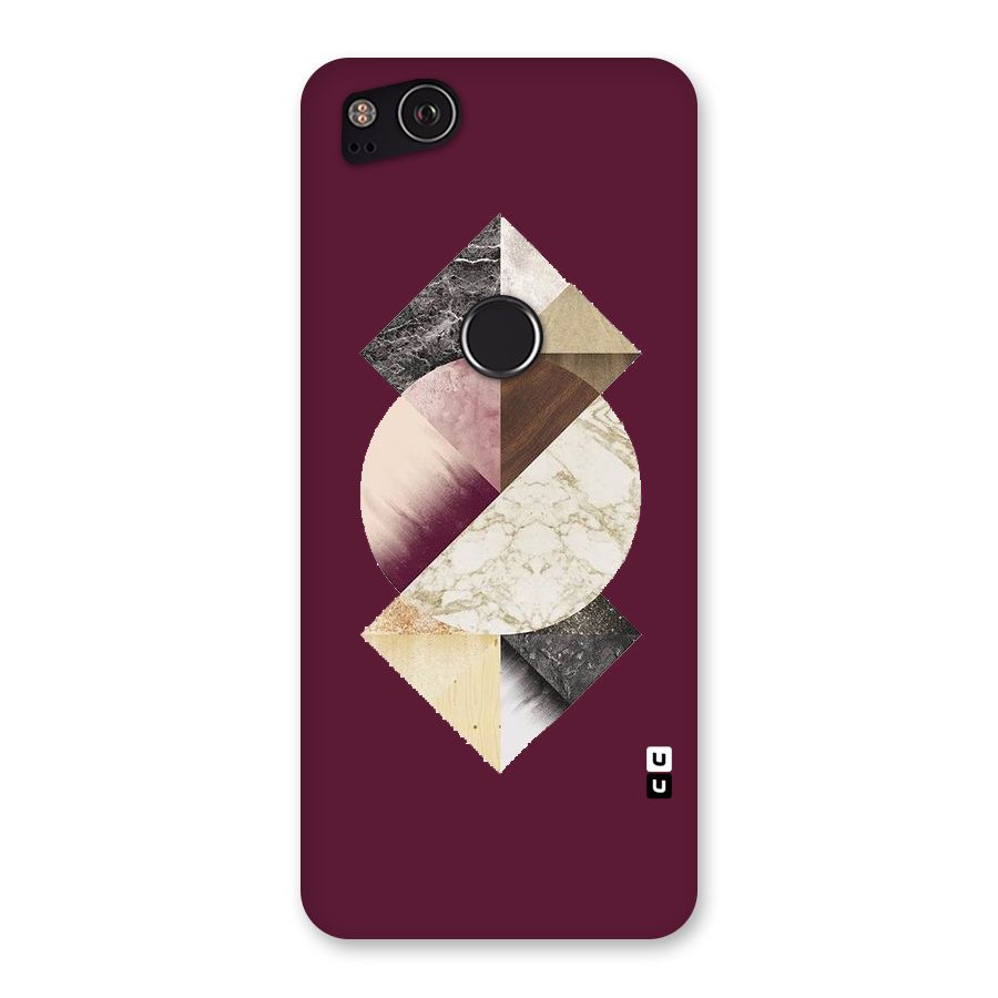 Abstract Marble Pattern Back Case for Google Pixel 2