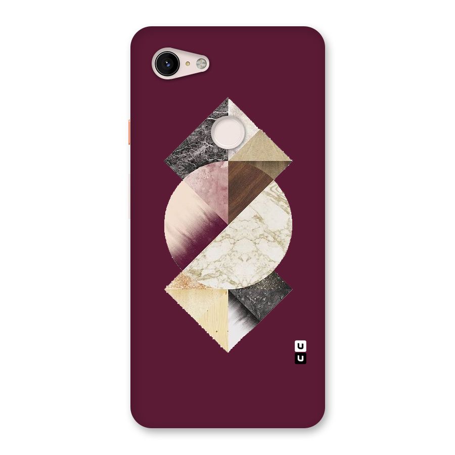 Abstract Marble Pattern Back Case for Google Pixel 3 XL