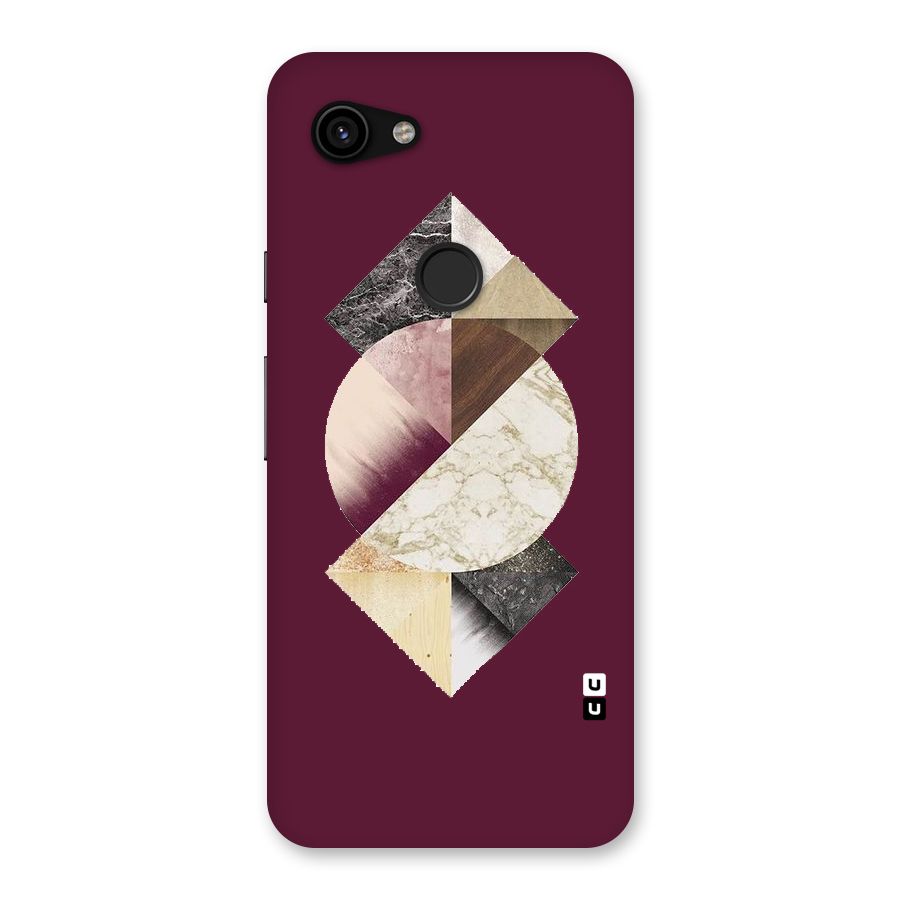 Abstract Marble Pattern Back Case for Google Pixel 3a