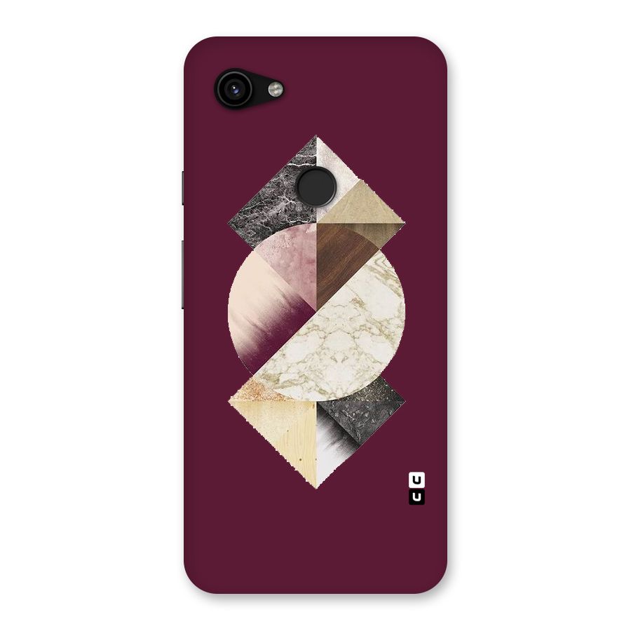 Abstract Marble Pattern Back Case for Google Pixel 3a XL