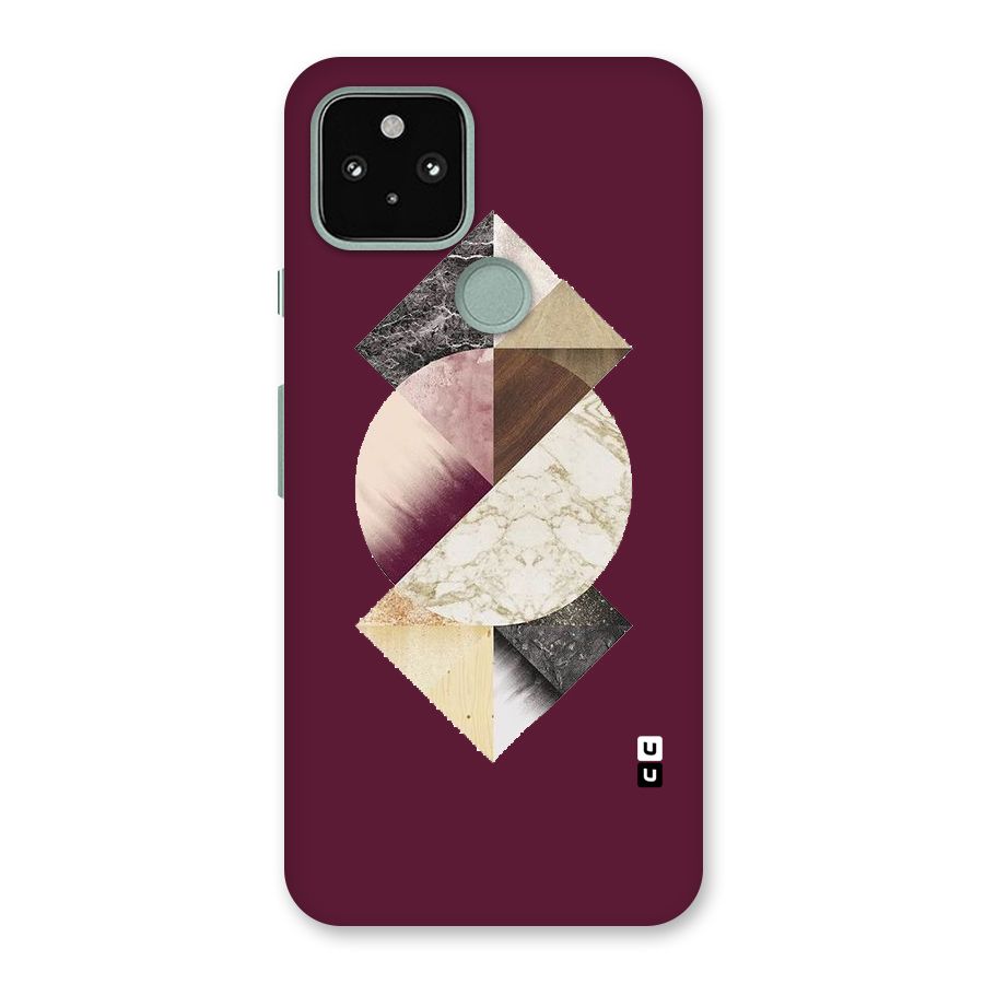 Abstract Marble Pattern Back Case for Google Pixel 5