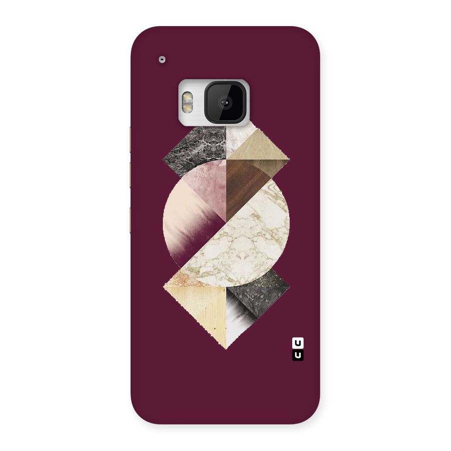Abstract Marble Pattern Back Case for HTC One M9