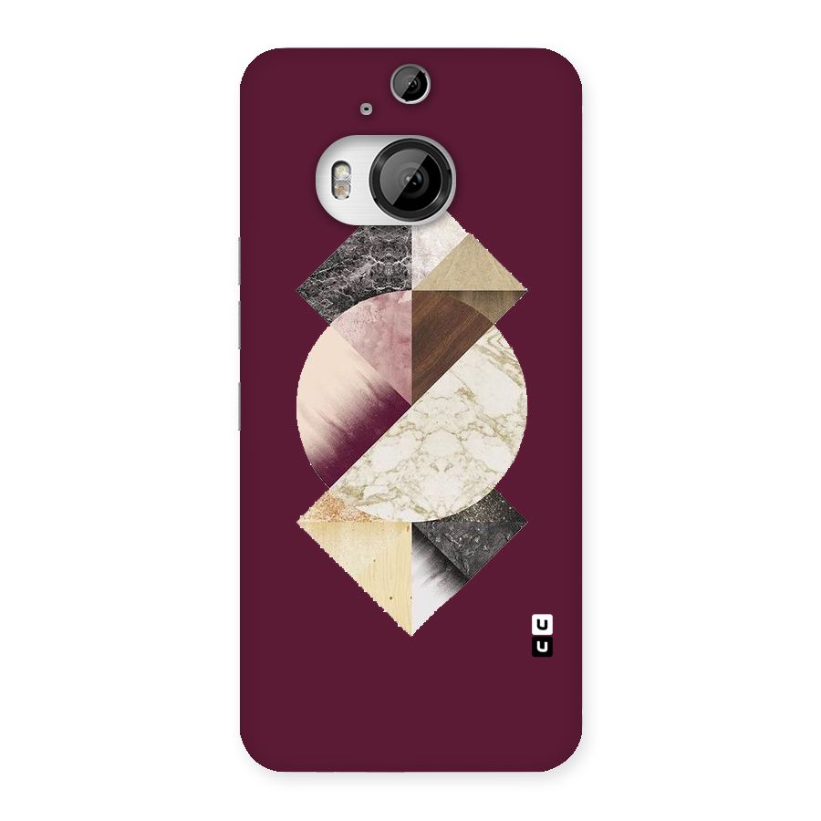 Abstract Marble Pattern Back Case for HTC One M9 Plus