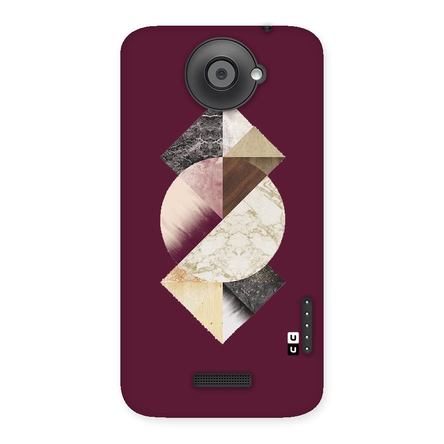 Abstract Marble Pattern Back Case for HTC One X