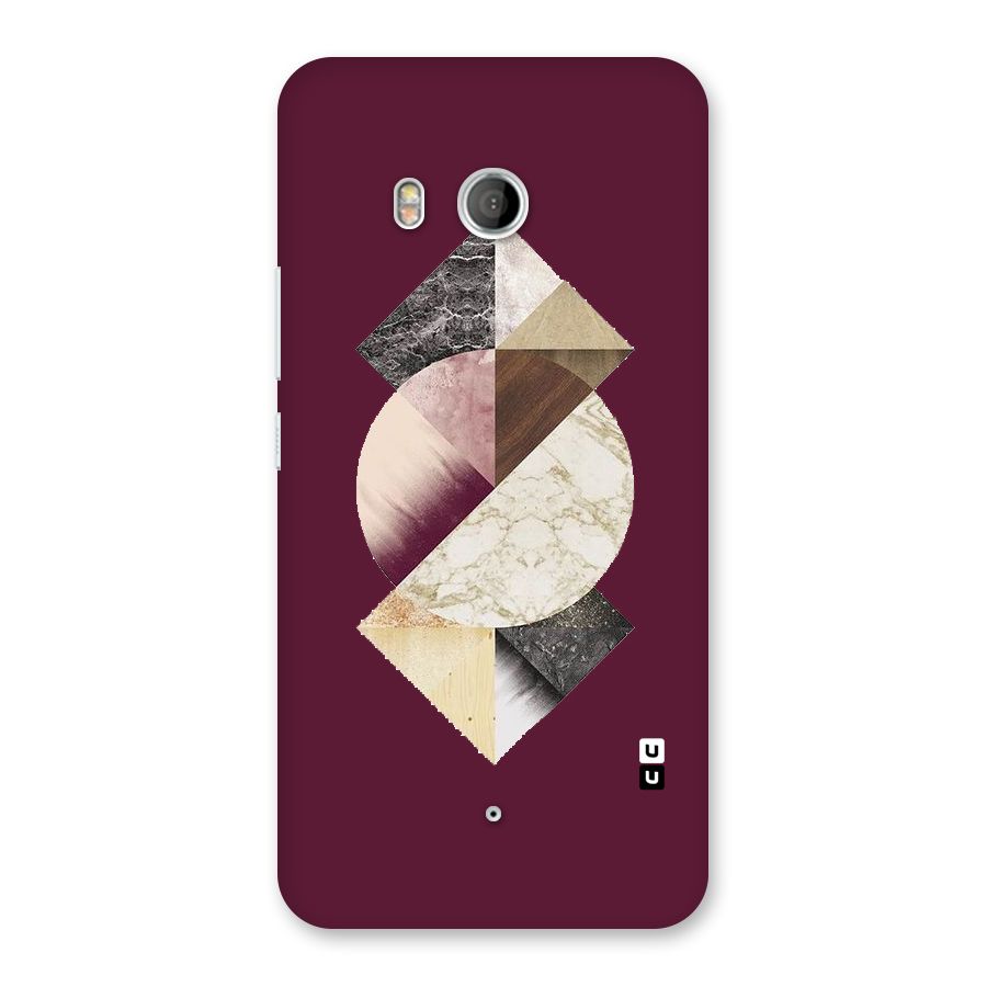 Abstract Marble Pattern Back Case for HTC U11