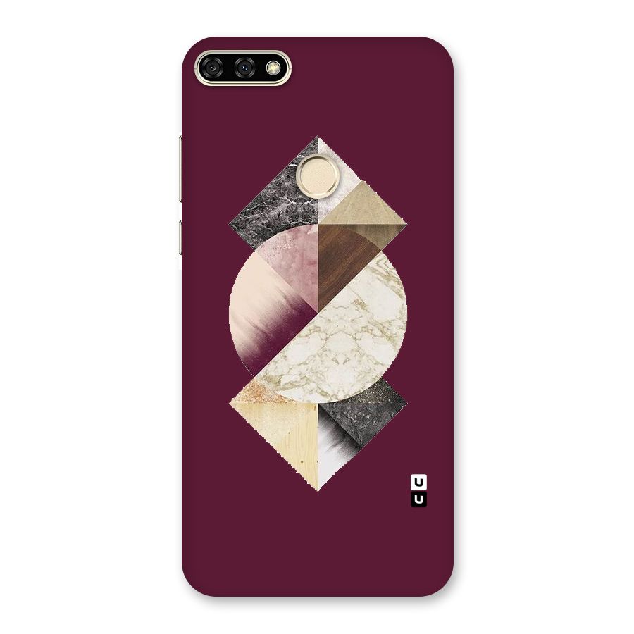 Abstract Marble Pattern Back Case for Honor 7A