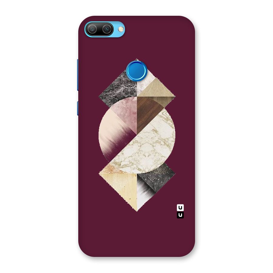 Abstract Marble Pattern Back Case for Honor 9N