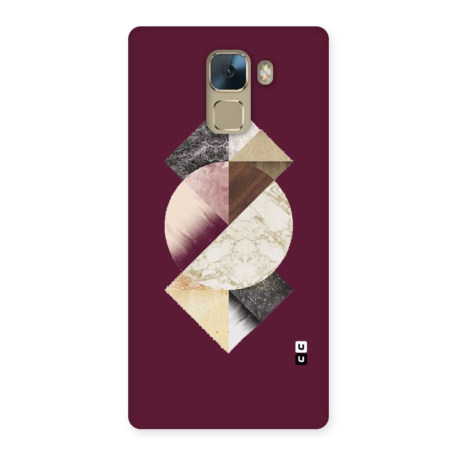 Abstract Marble Pattern Back Case for Huawei Honor 7