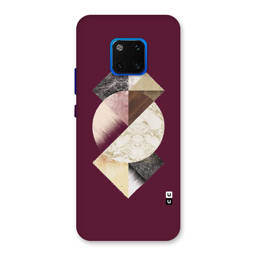 Abstract Marble Pattern Back Case for Huawei Mate 20 Pro