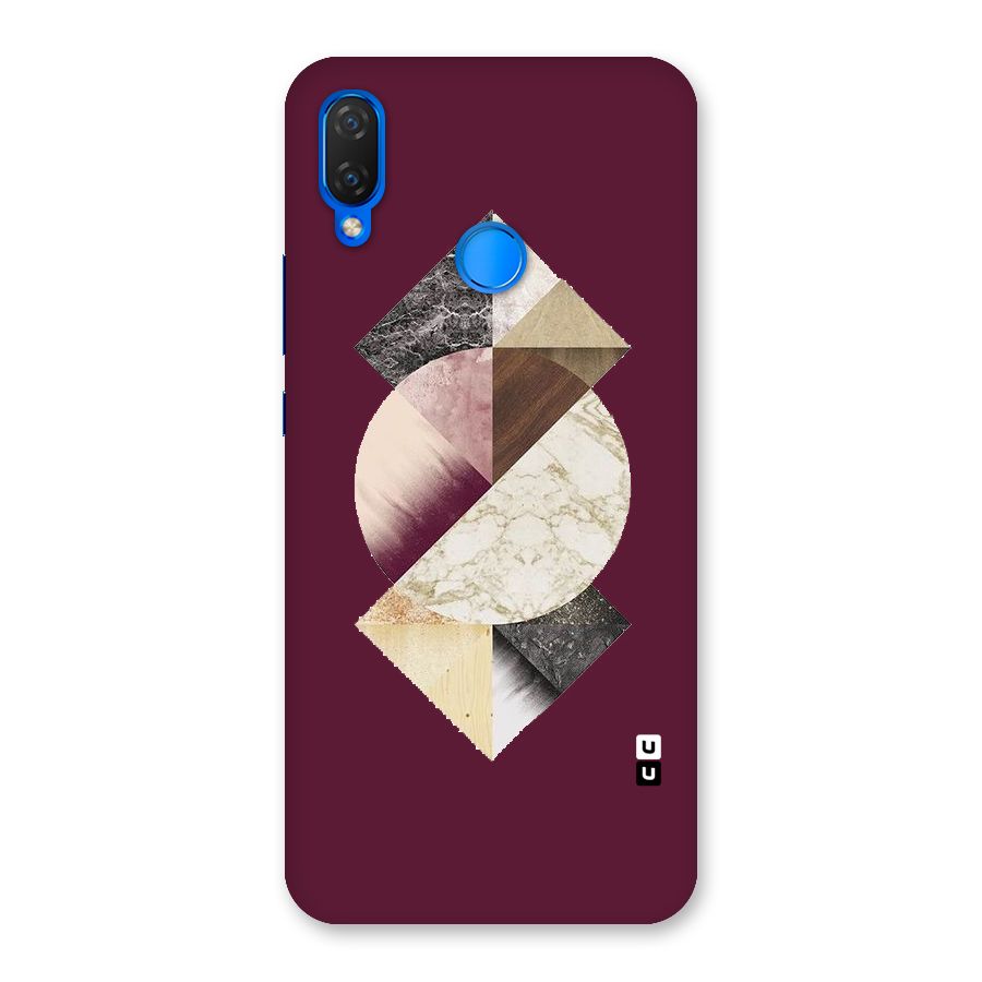 Abstract Marble Pattern Back Case for Huawei P Smart+