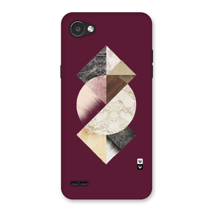 Abstract Marble Pattern Back Case for LG Q6