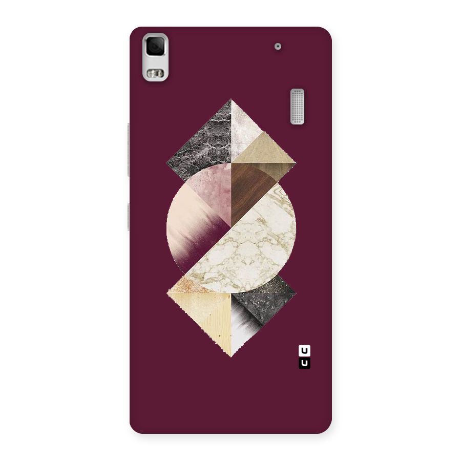 Abstract Marble Pattern Back Case for Lenovo K3 Note