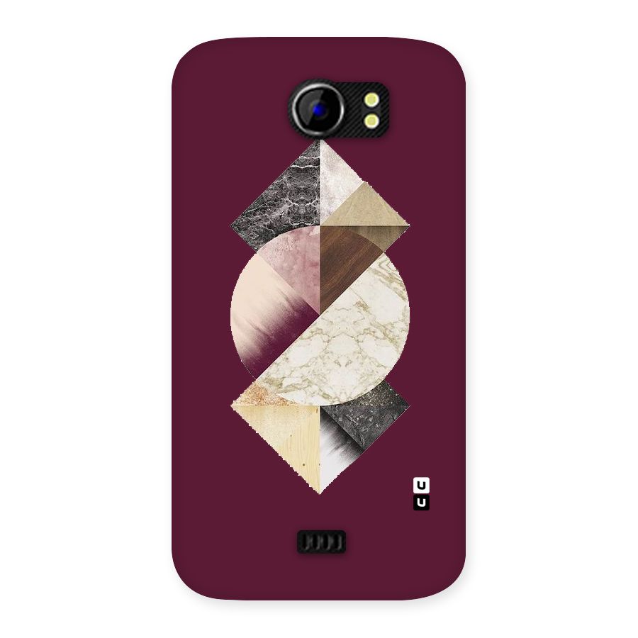 Abstract Marble Pattern Back Case for Micromax Canvas 2 A110