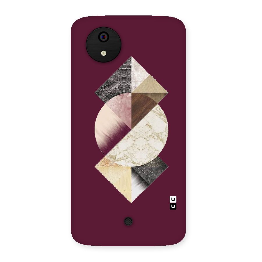 Abstract Marble Pattern Back Case for Micromax Canvas A1