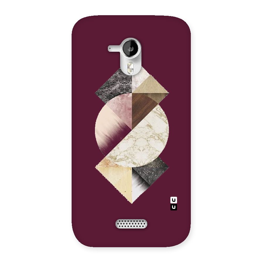 Abstract Marble Pattern Back Case for Micromax Canvas HD A116
