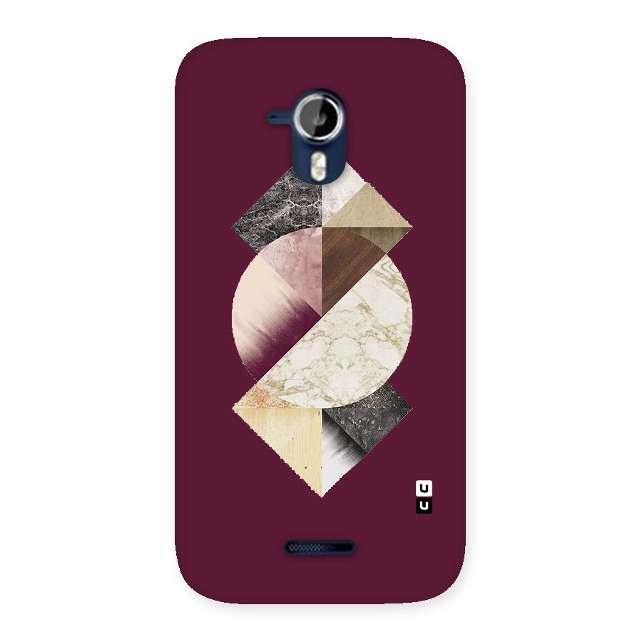 Abstract Marble Pattern Back Case for Micromax Canvas Magnus A117