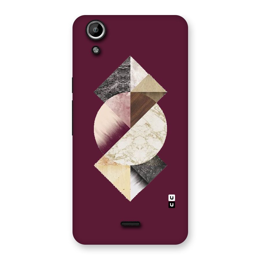Abstract Marble Pattern Back Case for Micromax Canvas Selfie Lens Q345