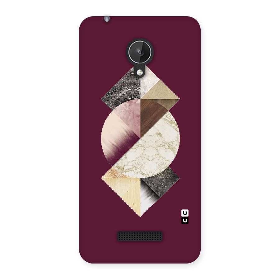 Abstract Marble Pattern Back Case for Micromax Canvas Spark Q380