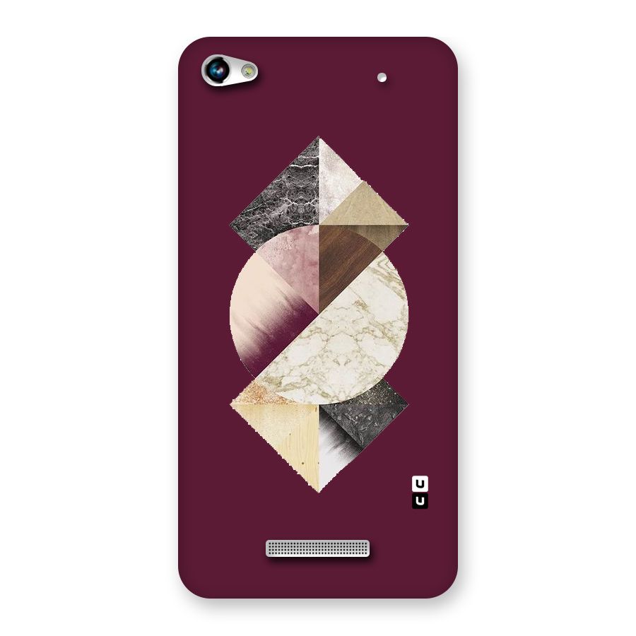 Abstract Marble Pattern Back Case for Micromax Hue 2