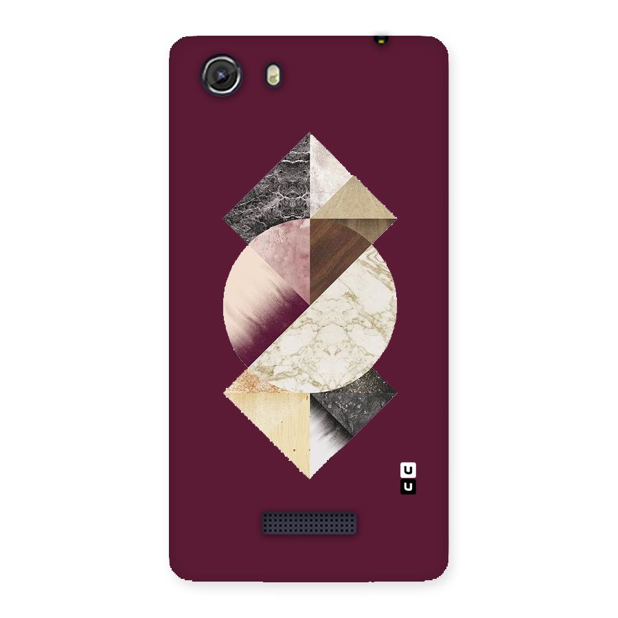 Abstract Marble Pattern Back Case for Micromax Unite 3