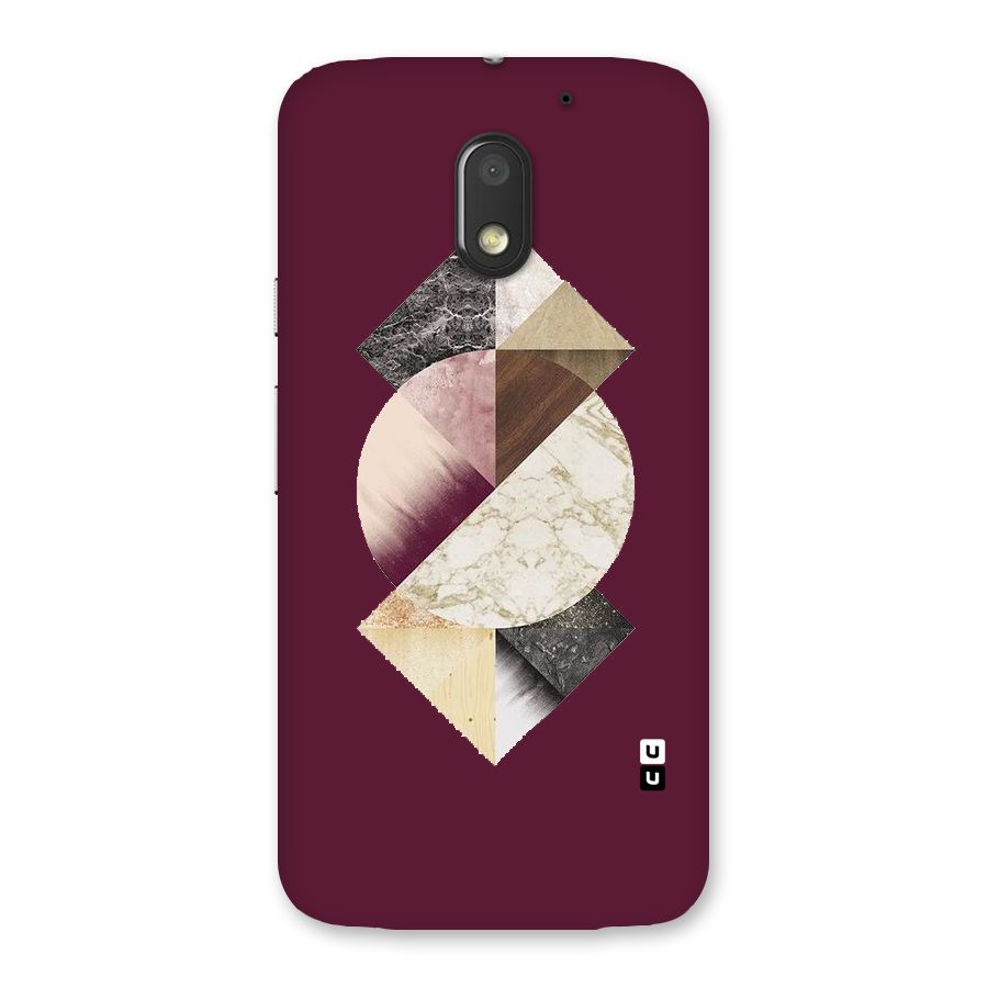 Abstract Marble Pattern Back Case for Moto E3 Power