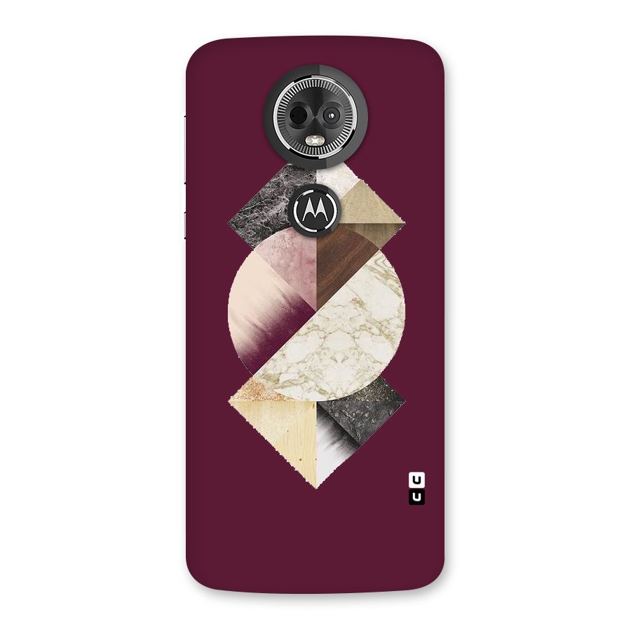Abstract Marble Pattern Back Case for Moto E5 Plus