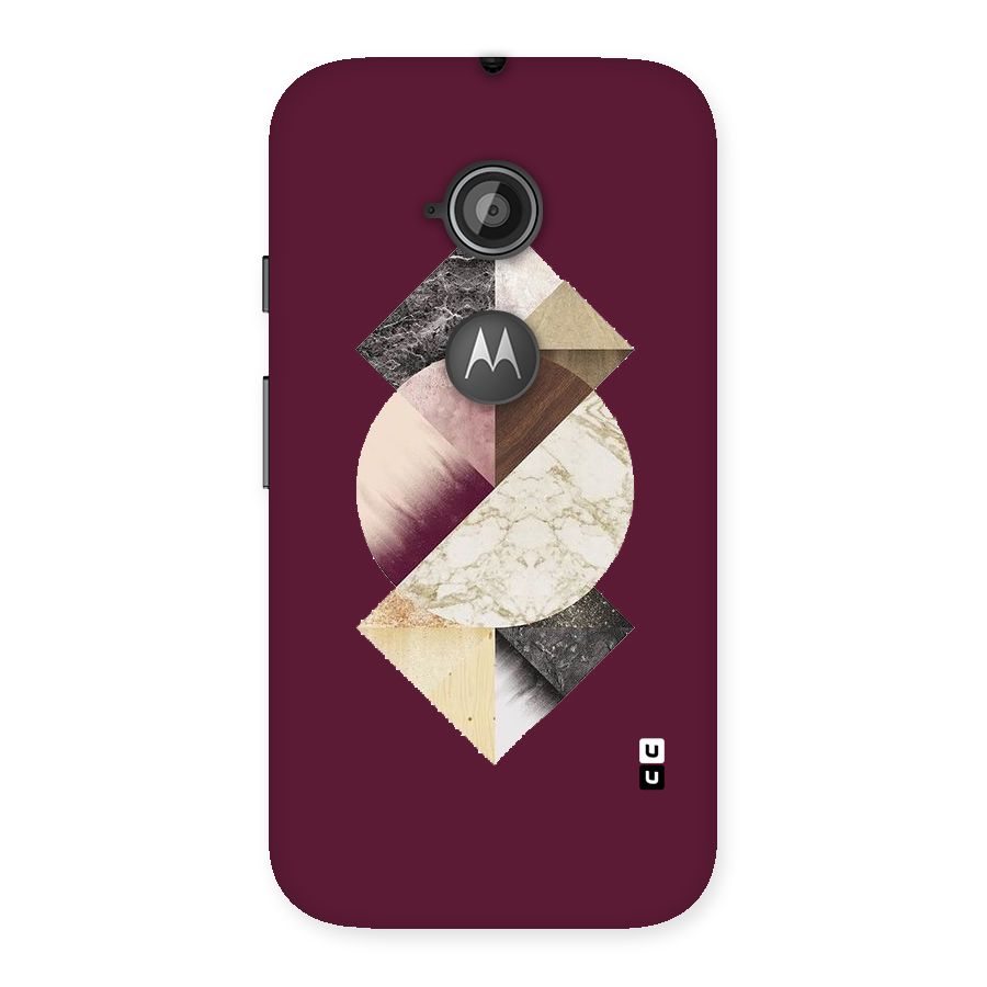 Abstract Marble Pattern Back Case for Moto E 2nd Gen