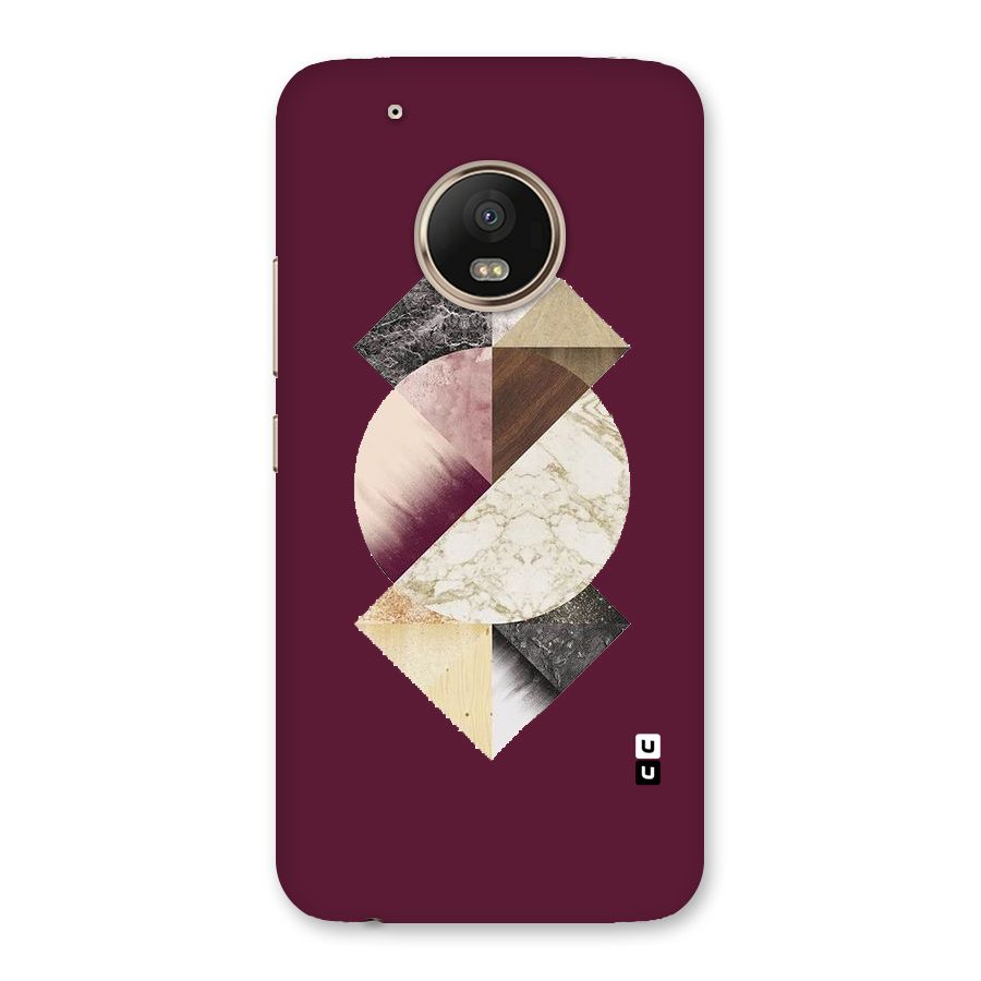 Abstract Marble Pattern Back Case for Moto G5 Plus