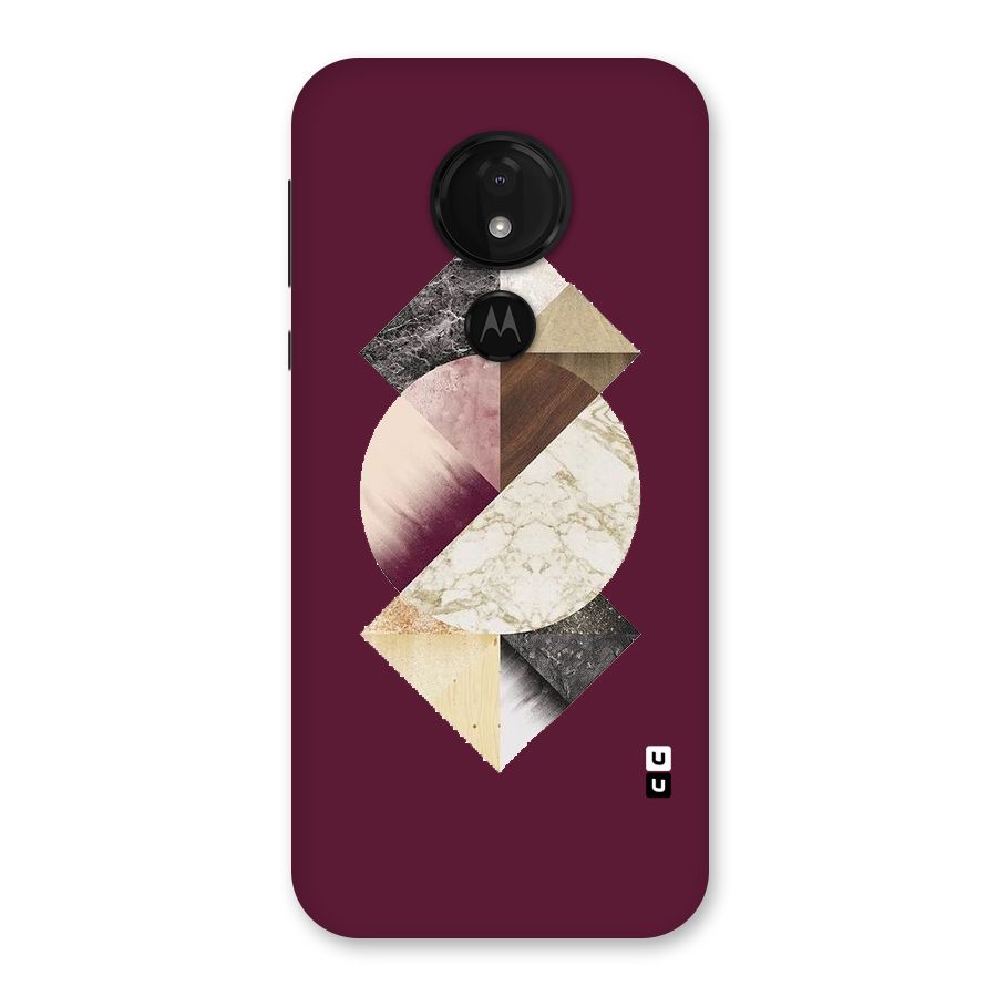 Abstract Marble Pattern Back Case for Moto G7 Power