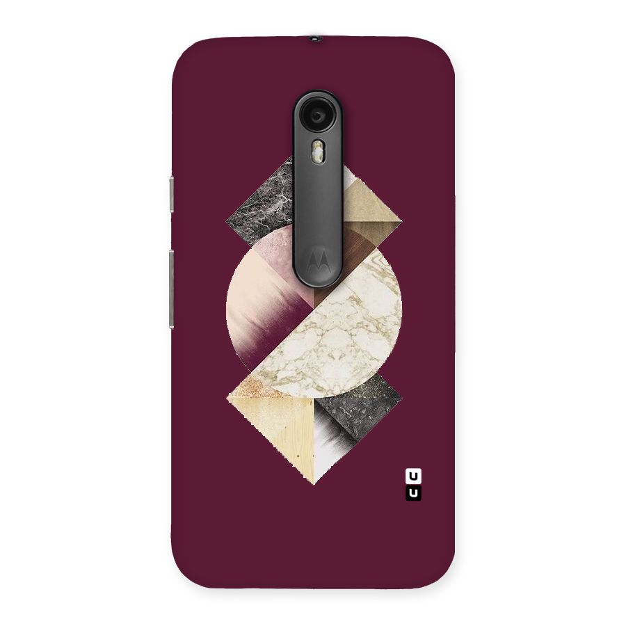 Abstract Marble Pattern Back Case for Moto G Turbo