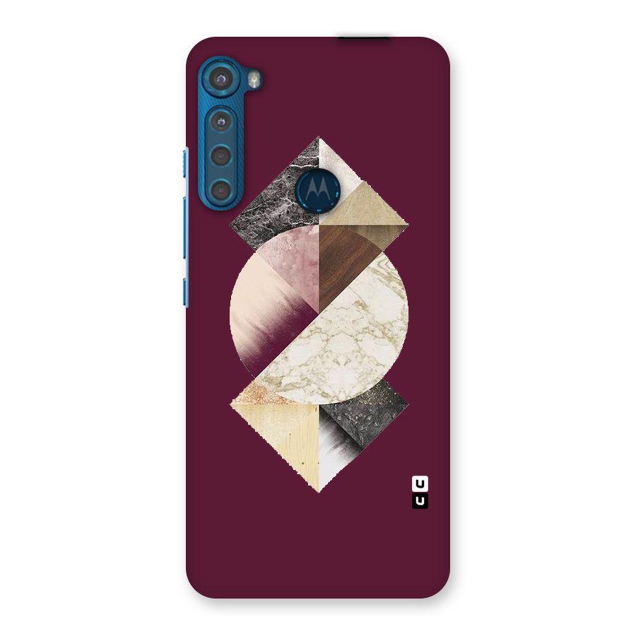 Abstract Marble Pattern Back Case for Motorola One Fusion Plus