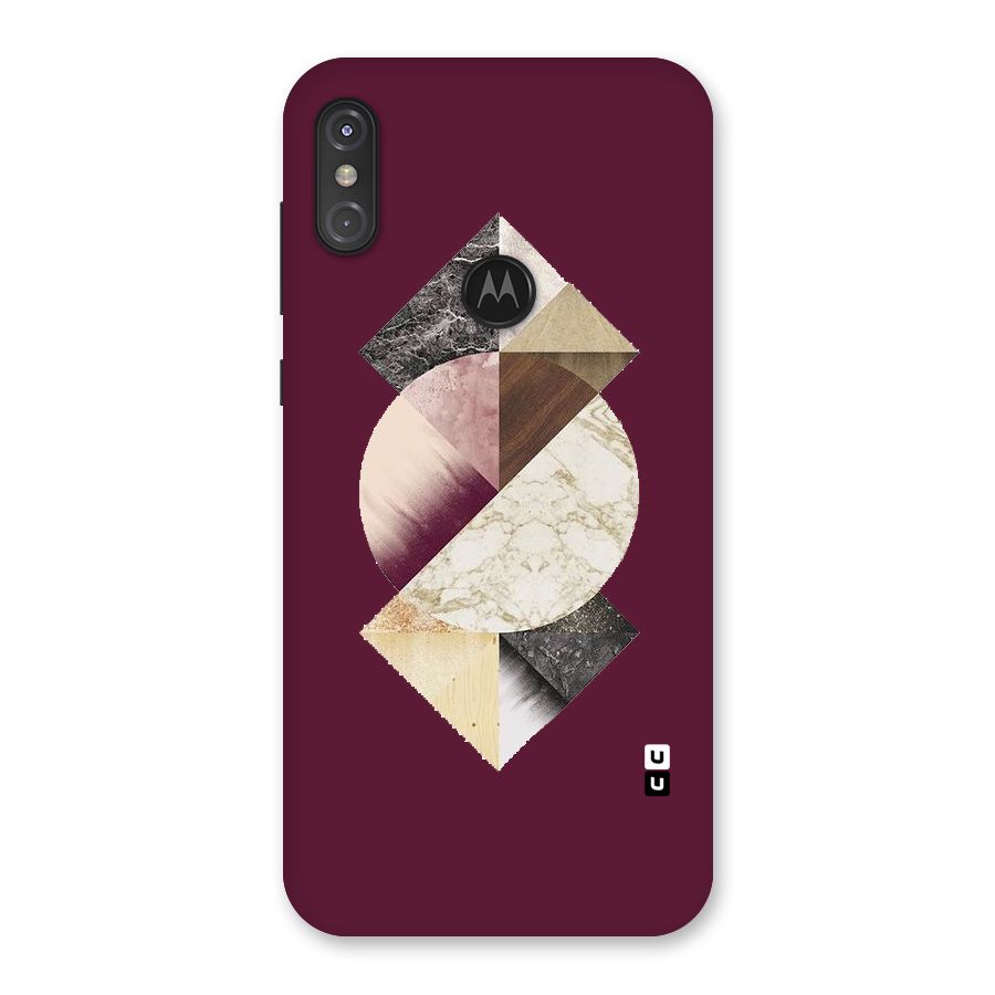 Abstract Marble Pattern Back Case for Motorola One Power