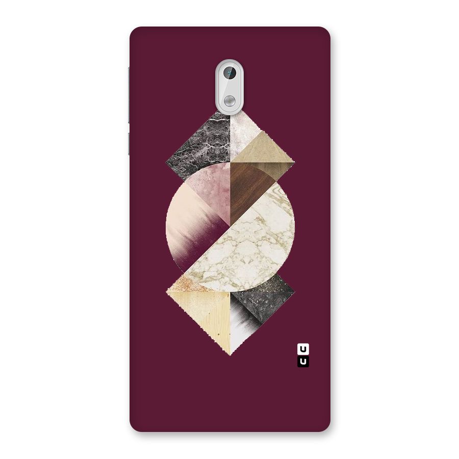 Abstract Marble Pattern Back Case for Nokia 3