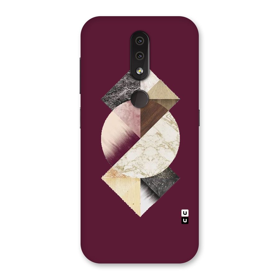 Abstract Marble Pattern Back Case for Nokia 4.2