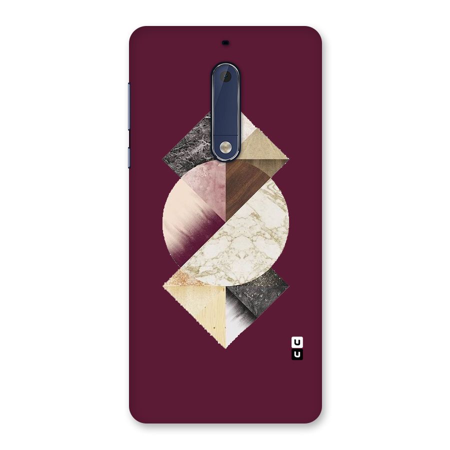 Abstract Marble Pattern Back Case for Nokia 5