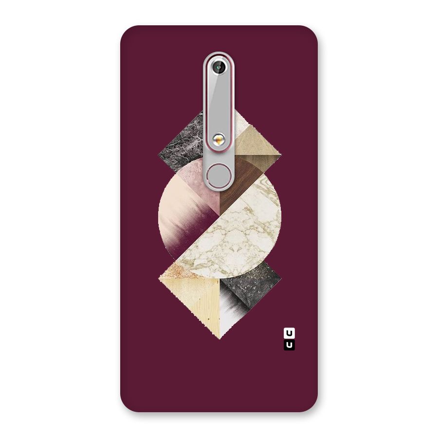 Abstract Marble Pattern Back Case for Nokia 6.1