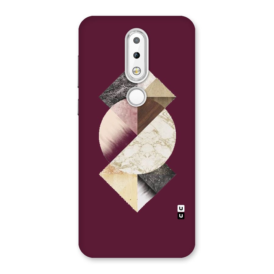 Abstract Marble Pattern Back Case for Nokia 6.1 Plus